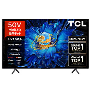 TCL(�e�B�[�V�[�G��) �t���e���r 50C6KS �m50V�^ /Bluetooth�Ή� /4K�Ή� /BS�ECS 4K�`���[�i�[���� /YouTube�Ή��n 50C6KS �y���͂������w��s�z