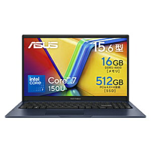 ASUS(�G�C�X�[�X) �m�[�g�p�\�R�� Vivobook 15 �N���C�G�b�g�u���[ X1504VA-C7165BU �m15.6�^ /Windows11 Home /intel Core 7 /�������F16GB /SSD�F512GB /���{��ŃL�[�{�[�h�n X1504VAC7165BU