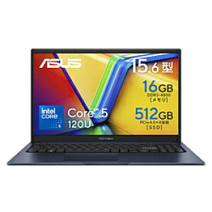 ASUS(�G�C�X�[�X) �m�[�g�p�\�R�� Vivobook 15 �N���C�G�b�g�u���[ X1504VA-C5165BU �m15.6�^ /Windows11 Home /intel Core 5 /�������F16GB /SSD�F512GB /���{��ŃL�[�{�[�h�n X1504VAC5165BU