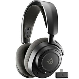 SteelSeries 61730 �Q�[�~���O�w�b�h�Z�b�g Arctis Nova 7 Gen 2(PS4/PS5/Switch/Switch2�Ή�) �u���b�N �m���C�����X�iBluetooth/USB-C�{USB-A�j /���� /�w�b�h�o���h�^�C�v�n ArctisNova7Gen2