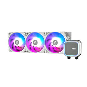 MSI(�G���G�X�A�C) ����CPU�N�[���[ 120mm�t�@��x3 [LGA1851/1700�EAM5/AM4] �z���C�g MAG CORELIQUID A13 360 WHITE MAGCORELIQUIDA13360W