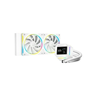 DEEPCOOL ����CPU�N�[���[ 120mm�t�@��x2 [LGA1851/1700/1200/1155/1151/1150�EAM5/AM4] LM240 WH �z���C�g R-LM240-WHDMMC-1 RLM240WHDMMC1