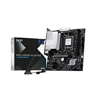 MSI(�G���G�X�A�C) �}�U�[�{�[�h(LGA1851) PRO H810M-B WIFI6E �mMicroATX�n PROH810MBWIFI6E
