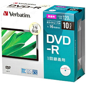VERBATIMJAPAN ^p DVD-R 1-16{ 4.7GB 10y5mmXP[X / CNWFbgv^Ήz VHR12JP10D1-B VHR12JP10D1B