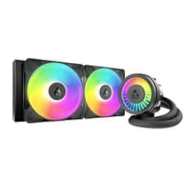 ARCTIC 水冷CPUクーラー 140mmファンx2 [LGA1851/1700・AM4/AM5] Liquid Freezer III Pro 280 A-RGB ブラック ACFRE00183A ACFRE00183A
