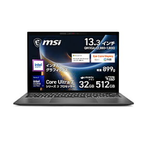 MSI(�G���G�X�A�C) �m�[�g�p�\�R�� Prestige 13 AI+ A3M �v���`�i�O���C Prestige-13-AI+A3MG-2639JP PRESTIGE13AIA3MG2639 �ysof001�z [�U���s��] [����s��]