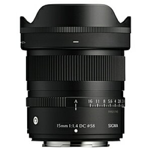 SIGMA(�V�O�}) �J���������Y 15mm F1.4 DC Contemporary �mFUJIFILM X /�P�œ_�����Y�n 15MMF1.4DG(C) [����s��]