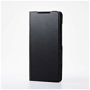 ELECOM(�G���R��) Galaxy S26 Ultra ( SC-53G ) �P�[�X �蒠�^ �J�o�[ �}�O�l�b�g �t���b�v �Ռ��z�� ���y�� ���^ �X�^���h�@�\�t ULTRASLIM �u���b�N PMG262PLFUBK