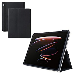 ELECOM(�G���R��) iPad Pro �P�[�X 13�C���` ( M5 / M4 ) �x���g�t���t���b�v �J�o�[ Apple Pencil���[ 2�A���O�� �X�^���h �y�� �ϏՌ� �u���b�N �u���b�N TB-A25PLPLF2BK TBA25PLPLF2BK