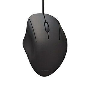 ELECOM(�G���R��) �}�E�X SHELLPHA �R�� M�T�C�Y(Chrome/Mac/Windows11�Ή�) �u���b�N M-SH10UBSKBK �mBlueLED /�L�� /3�{�^�� /USB�n MSH10UBSKBK