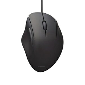ELECOM(�G���R��) �}�E�X SHELLPHA �R�� M�T�C�Y(Chrome/Mac/Windows11�Ή�) �u���b�N M-SH20UBSKBK �mBlueLED /�L�� /5�{�^�� /USB�n MSH20UBSKBK