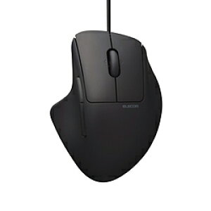ELECOM(�G���R��) �}�E�X SHELLPHA �R�� S�T�C�Y(Chrome/Mac/Windows11�Ή�) �u���b�N M-SH31UBSKBK �mBlueLED /�L�� /7�{�^�� /USB�n MSH31UBSKBK