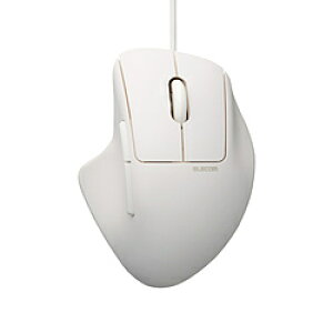 ELECOM(�G���R��) �}�E�X SHELLPHA �R�� S�T�C�Y(Chrome/Mac/Windows11�Ή�) �z���C�g M-SH31UBSKWH �mBlueLED /�L�� /7�{�^�� /USB�n MSH31UBSKWH
