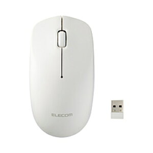 ELECOM(�G���R��) �}�E�X (Chrome/Mac/Windows11�Ή�) �z���C�g M-LE10DRXWH �m���w�� /����(���C�����X) /3�{�^�� /USB�n MLE10DRXWH