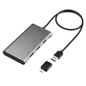 SANWA SUPPLY(�T�����T�v���C) �f���ϊ��A�_�v�^ [USB-C�{USB-A �I�X�����X HDMIx3] 4K�Ή�(Mac/Windows11�Ή�) USB-CVU3HD8 �m4K�n USBCVU3HD8