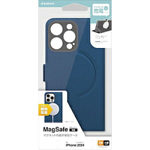 ���X�^�o�i�i iPhone 16 Pro Max�i6.9�C���`�j�蒠�^�P�[�X �T�C�h�}�O�l�b�g Magsafe�Ή� �l�C�r�[ 8272IP467PBSMMNV 8272IP467PBSMMNV
