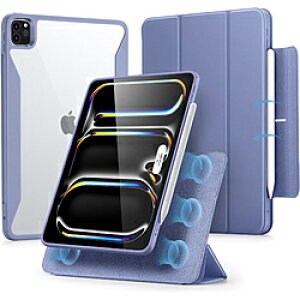 ESR 13�C���`iPad Pro�iM5/M4�j�p �c���X�^���h�Ή��}�O�l�b�g�J�o�[ ESR Rebound Hybrid 360 iPad Pro 13 M4 ���x���_�[ ReboundHybrid360Case