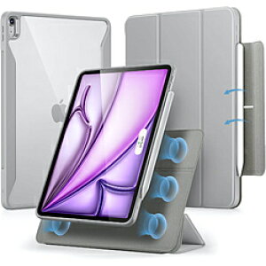 ESR 13�C���`iPad Air�iM3/M2�j�p �c���X�^���h�Ή��}�O�l�b�g�c���X�^���h�P�[�X ESR Rebound Hybrid 360 iPad Air 13 M2 �O���[ ReboundHybrid360Case