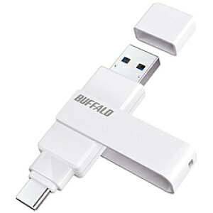 BUFFALO(�o�b�t�@���[�j USB������ (Chrome/Android/iPadOS/iOS/Mac/Windows11�Ή�) �z���C�g RUF3-ACR32G-W/C �m32GB /USB TypeA�{USB TypeC /USB3.2 /��]���n RUF3ACR32GWC [�U���s��]
