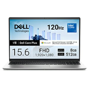 DELL(�f��) �m�[�g�p�\�R�� Dell 15(DC15250) �v���`�i�V���o�[ ND25-GNM3SC �m15.6�^ /Windows11 Home /intel Core 3 /�������F8GB /SSD�F512GB /M365 (24����) or Office �I���\ /���{��ŃL�[�{�[�h /2026�N�ă��f���n ND2
