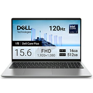 DELL(�f��) �m�[�g�p�\�R�� Dell 15(D15260) �v���`�i�V���o�[ ND85-GNSC �m15.6�^ /Windows11 Home /intel Core Ultra 7 /�������F16GB /SSD�F512GB /���{��ŃL�[�{�[�h /2026�N�ă��f���n ND85GNSC [�U���s��]