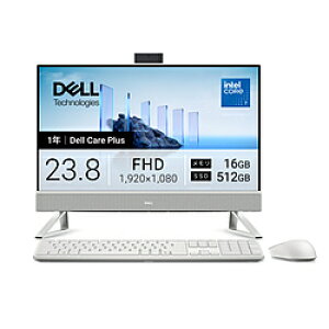 DELL(�f��) AD67-GHWC ���j�^�[��̌^�f�X�N�g�b�vPC Dell 24(EC24250) �p�[���z���C�g �m23.8�^ /Windows11 Home /intel Core 7 /�������F16GB /SSD�F512GB /2026�N�t���f���n AD67GHWC