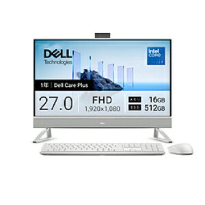 DELL(�f��) AD69-GHC ���j�^�[��̌^�f�X�N�g�b�vPC Dell 27(EC27250) �p�[���z���C�g �m27�^ /Windows11 Home /intel Core 7 /�������F16GB /SSD�F512GB /2026�N�t���f���n AD69GHC