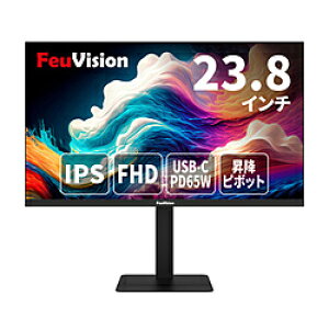 FEUVISION USB-C�ڑ� PC���j�^�[ �G���g���[�V���[�Y FSID24BF1AE �u���b�N EW-FSID24BF1AE �m23.8�^ /�t��HD(1920×1080) /���C�h /120Hz�n EWFSID24BF1AE