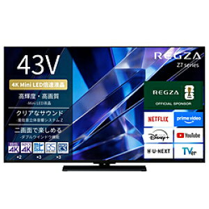 REGZA�i���O�U�j �t���e���r REGZA(���O�U) 43Z770S �m43V�^ /Bluetooth�Ή� /4K�Ή� /BS�ECS 4K�`���[�i�[���� /YouTube�Ή��n 43Z770S �y���͂������w��s�z