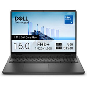 DELL(�f��) �m�[�g�p�\�R�� Dell 16(DC16250 ) �J�[�{���u���b�N ND46-GNBC �m16.0�^ /Windows11 Home /intel Core 5 /�������F8GB /SSD�F512GB /���{��ŃL�[�{�[�h /2026�N�t���f���n ND46GNBC [�U���s��]