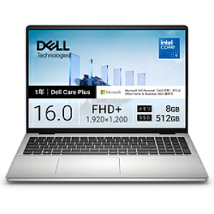 DELL(�f��) �m�[�g�p�\�R�� Dell 16(DC16250 ) �v���`�i�V���o�[ ND46-GNM3SC �m16.0�^ /Windows11 Home /intel Core 5 /�������F8GB /SSD�F512GB /Microsoft 365 Personal /���{��ŃL�[�{�[�h /2026�N�t���f���n ND46GNM3SC [�U��