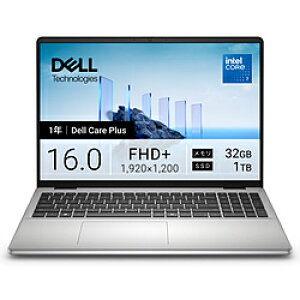 DELL(�f��) �m�[�g�p�\�R�� Dell 16(DC16251) �v���`�i�V���o�[ ND86-GNSC �m16.0�^ /Windows11 Home /intel Core 7 /�������F32GB /SSD�F1TB /���{��ŃL�[�{�[�h /2026�N�t���f���n ND86GNSC [�U���s��]