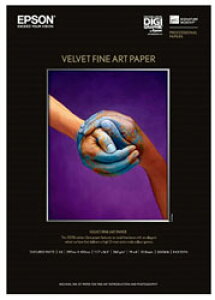 EPSON(Gv\) yz KA310VFAiVelvet Fine Art Paper/A3/10j KA310VFA