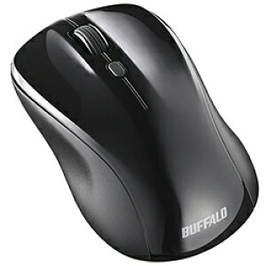 BUFFALO(�o�b�t�@���[�j �}�E�X �u���b�N BSMBB110BK �mBlueLED /����(���C�����X) /3�{�^�� /Bluetooth�n BSMBB110BK