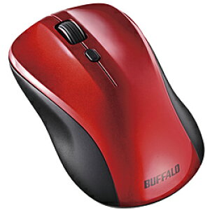 BUFFALO(�o�b�t�@���[�j �}�E�X ���b�h BSMBB110RD �mBlueLED /����(���C�����X) /3�{�^�� /Bluetooth�n BSMBB110RD