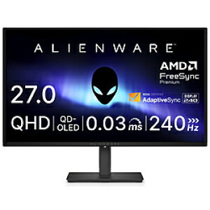 DELL(�f��) AW2726DM-R �Q�[�~���O���j�^�[ Alienware 27 �u���b�N �m27�^ /WQHD(2560×1440�j /���C�h /240Hz�n AW2726DMR