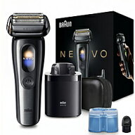 ブラウン NEVO シルクシェーバー 洗浄器モデル グラファイトダスク NEVO15010C ［4枚刃 /AC100V-240V］ N…