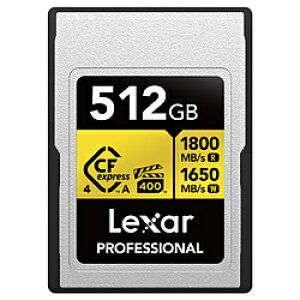 LEXAR Lexar Professional GOLD CFexpress 4.0 Type A �J�[�h LCAEXG4512G-RNENJ [512GB] Lexar LCAEXG4512G-RNENJ �m512GB /CFexpress Type A�n LCAEXG4512G-RNENJ