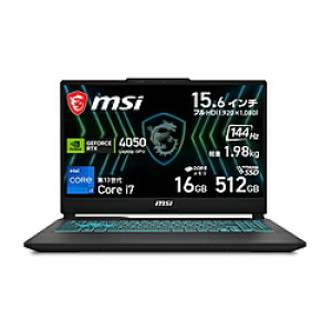 MSI(�G���G�X�A�C) �Q�[�~���O�m�[�g�p�\�R�� Cyborg 15 Black Edition A13 �A���}�C�g�u���b�N Cyborg-15-Black-Edition-A13VEO-5799JP [15.6�^ /Windows11 Home /intel Core i7 /�������F16GB /SSD�F512GB /2026�N7�����f��] CYBORG1