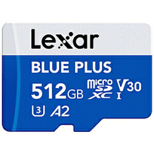 LEXAR Lexar microSDXC�J�[�h 512GB BLUE PLUS�V���[�Y V30 UHS-I U3 A2 LMSBLPL512G-BNANJ[512GB] LMSBLPL512G-BNANJ �m512GB�n LMSBLPL512G-BNANJ