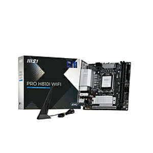 MSI(�G���G�X�A�C) �}�U�[�{�[�h(LGA1851) PRO H810I WIFI �mMiniITX�n PROH810IWIFI