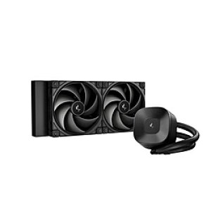 DEEPCOOL ����CPU�N�[���[ 120mm�t�@��x2 [LGA1851/1700/1200/1155/1151/1150�EAM5/AM4] LE240 V2 ZERO DARK R-LE240ZERO-BKLNMD-G-1 RLE240ZEROBKLNMDG1