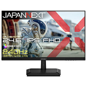 JAPANNEXT JN-IPS245G240F �Q�[�~���O���j�^�[ �m24.5�^ /�t��HD(1920×1080) /���C�h /240Hz�n JNIPS245G240F