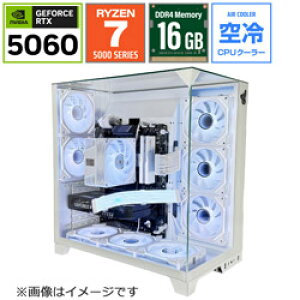 Rabbit0 Studio �Q�[�~���O�f�X�N�g�b�v�p�\�R�� Rabbit0 Studio RBST-5700X-5060WH [RTX5060] RBST-5700X-5060WH [�U���s��] [����s��]