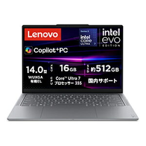 Lenovo(���m�{�W���p��) �m�[�g�p�\�R�� Yoga Slim 7i Gen 11 AuraEdition ���i�O���[ 83QM006GJP 83QM006GJP