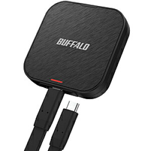 BUFFALO(�o�b�t�@���[�j SSD-PMS1.0U3-BA �O�t��SSD USB-C�ڑ� iPhone����(MagSafe�Ή�)(Chrome/Android/iPadOS/iOS/Mac/Windows11�Ή�) �u���b�N �m1TB /�|�[�^�u���^�n SSDPMS1.0U3BA [�U���s��]