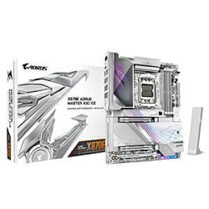 GIGABYTE(�M�K�o�C�g) �}�U�[�{�[�h(Socket AM5) X870E AORUS MASTER X3D ICE �z���C�g X870E A MASTER X ICE �mATX�n X870EAMASTERXICE