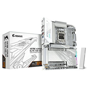 GIGABYTE(�M�K�o�C�g) �}�U�[�{�[�h(Socket AM5) X870E AORUS ELITE X3D ICE �z���C�g X870E A ELITE X ICE �mATX�n X870EAELITEXICE
