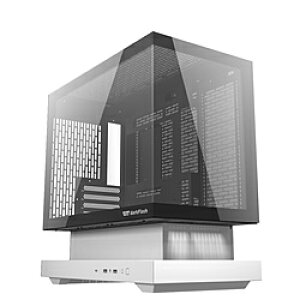 DARKFLASH PC�P�[�X [Micro ATX /Mini-ITX] �z���C�g���u���b�N F1-B��W-COMBO F1B��WCOMBO