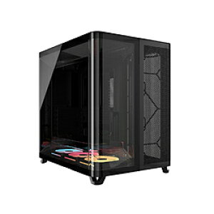 CORSAIR(�R���Z�A) PC�P�[�X [ATX /Micro ATX /Extended ATX /Mini-ITX] AIR 5400 LX-R iCUE LINK Tempered Glass �u���b�N CC-9011320-WW CC9011320WW
